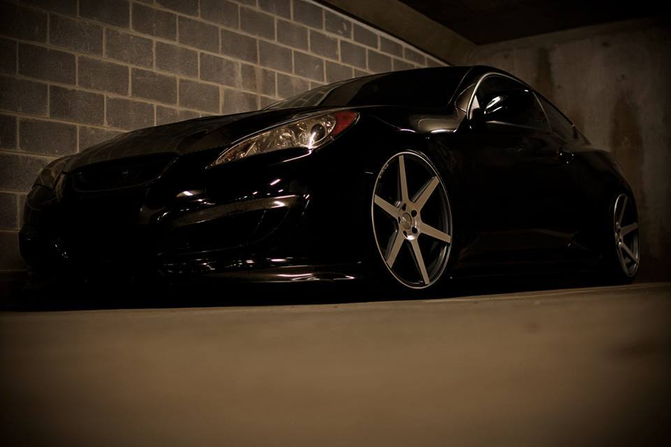 Stance Wheels SC-6 Machined Slate Grey on Hyundai Genesis Coupe